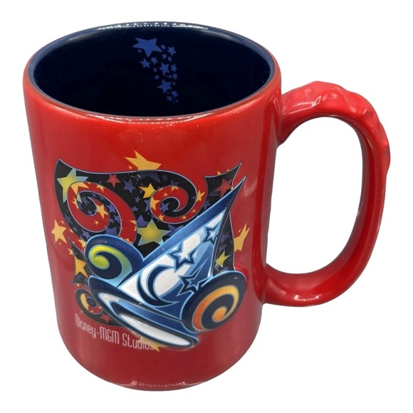 Disney MGM Studios 3D Sorcerer's Apprentice Hat Red 10oz. Coffee Tea Cup Mug - Picture 3 of 8